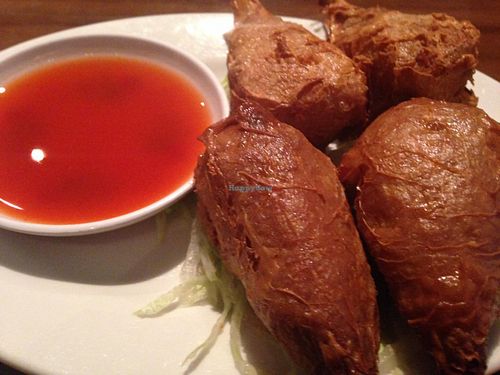 crispy soy chicken drumsticks  at Green Sprout in Atlanta