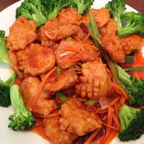 spicy chik'n at Green Sprout in Atlanta