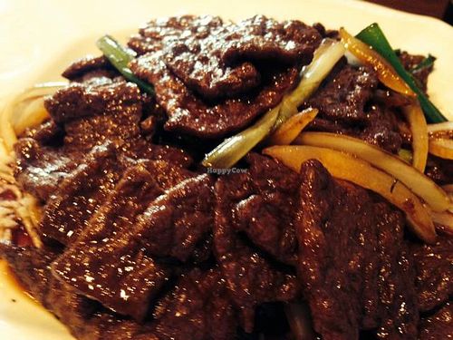 Mongolian beef at Green Sprout in Atlanta