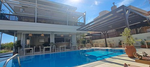 Missing the view at GOJI Vegan Hotel in Rhodes