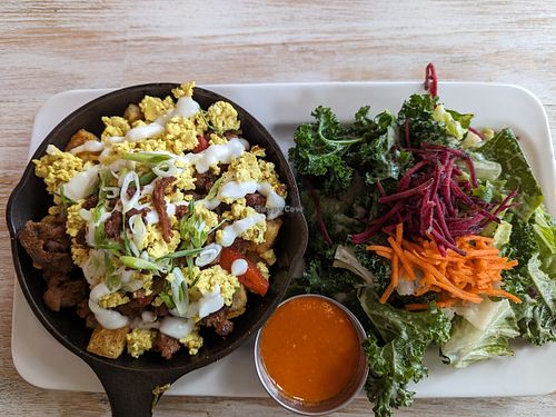 Philly steak hash at MeeT on Blanshard in Victoria