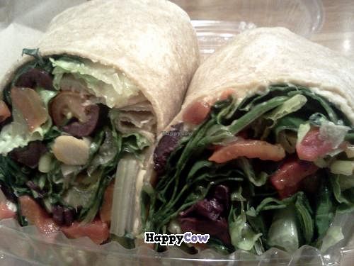 Mediterranean wrap! it was so good I bought two! at Fruitive in Virginia Beach
