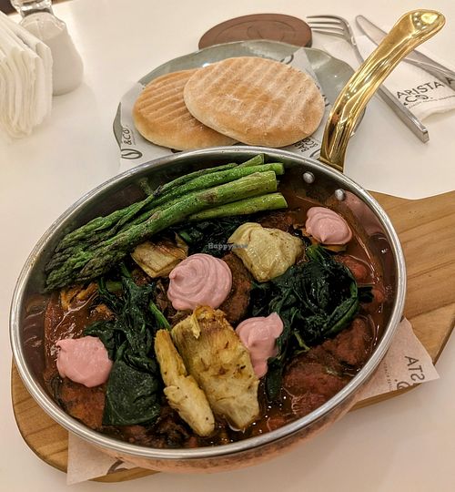 Vegan shaksuka. Looked amazing, but didn't taste amazing. at Barista & Co - Westgate Mall in Nairobi