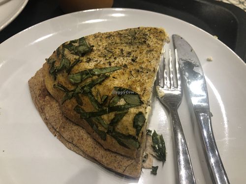 The spinach cheese cake thing   at Paradise Food in Belgrade