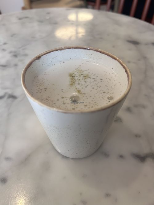 matcha latte   at Proje Cafe in Istanbul