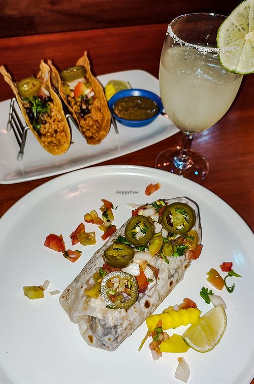 Vegan Chorizo Burrito at La Casita in Chiang Mai