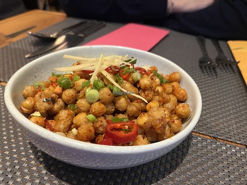 Chickpeas   at Giggling Squid in Maidstone
