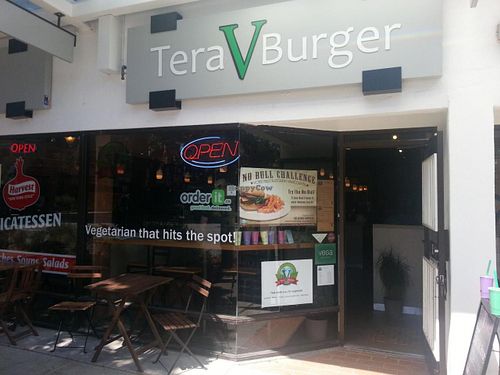 outside view at Tera V Burger in Vancouver