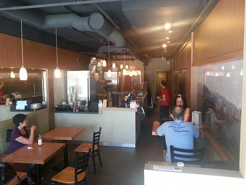 inside view at Tera V Burger in Vancouver