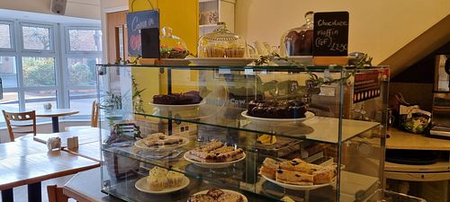 Cakes at No Meating Place in Rugby