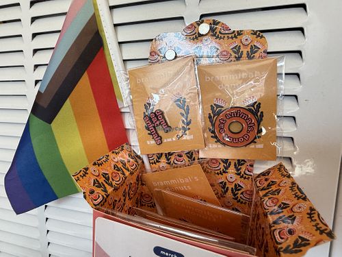 display  at Brammibal's Donuts - Schanzenviertel in Hamburg