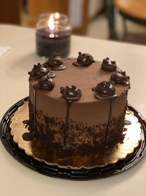 Death By Chocolate Icecream cake at FoMu in Allston