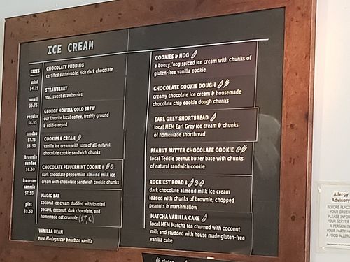 Menu 1 at FoMu in Allston