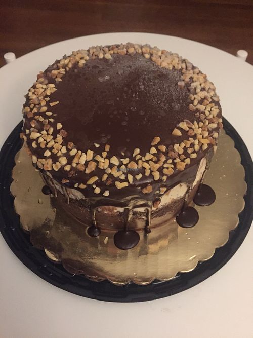 Peanut butter mud pie cake at FoMu in Allston