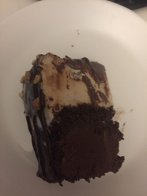 Peanut butter mud pie cake  at FoMu in Allston