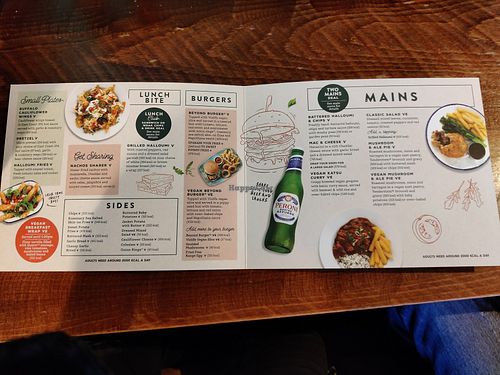 Menu at Bears Paw in Frodsham