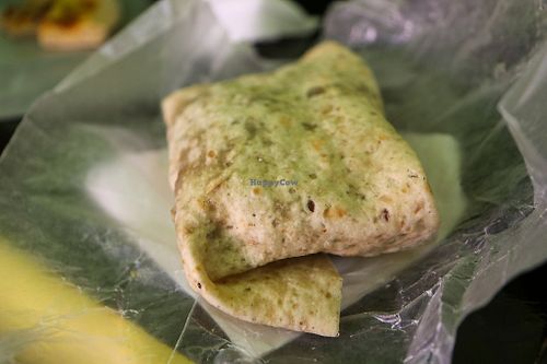 roti at Vegan Vibes in St Georges