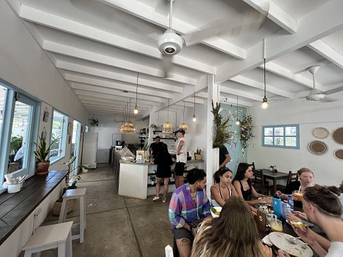 Main dining room  at Gypsy Bowls in Cabarete