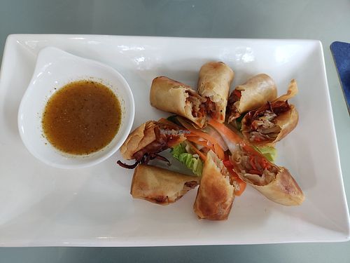 Spring rolls at Fat Cupid in Langkawi