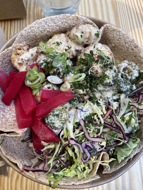 Cauliflower bowl   at Salt N Fire in Inverness