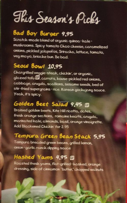 Don't try Seoul Bowl with Steak, rest are okay at Veggie Grill by Next Level in Portland