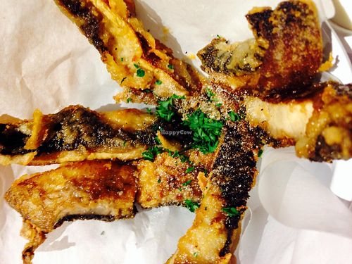 Portobello mushrooms at Veggie Grill by Next Level in Portland