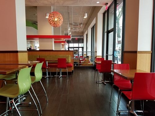 inside at Veggie Grill by Next Level in Portland