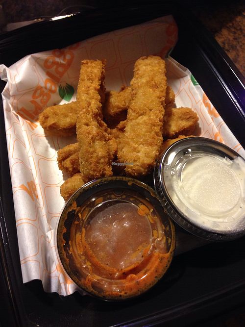 Buffalo wings at Veggie Grill by Next Level in Portland