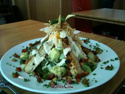 Baja Fiesta Salad with Grilled Chickin' at Veggie Grill at Veggie Grill by Next Level in Portland