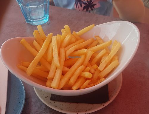 Fries at Anima Beach Palma in Mallorca