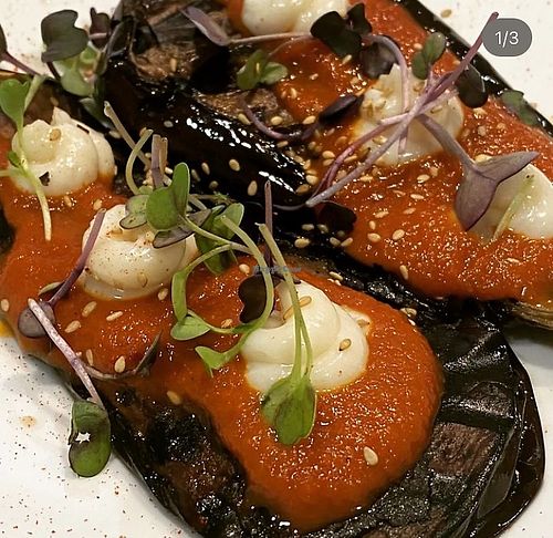 Berenjenas rellenas  at L'Espai in Girona