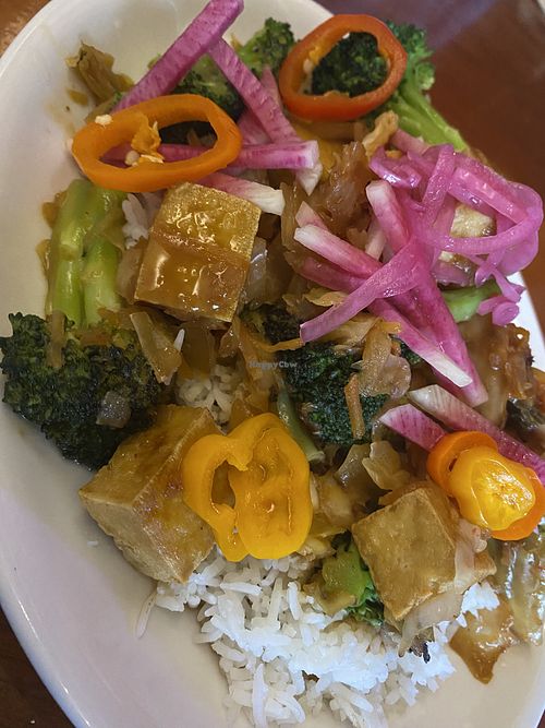 Tofu plate  at Despacito in Burlington