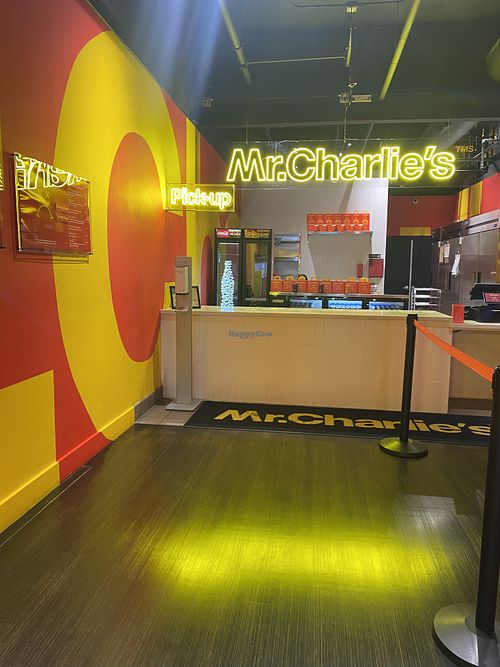 Walking Up to Ordering Station (Minimal Folks at Opening)  at Mr.Charlie's - San Francisco in San Francisco