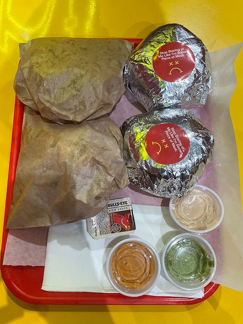 Double burgers x 2 sets with „nuggets"  at Mr.Charlie's - San Francisco in San Francisco