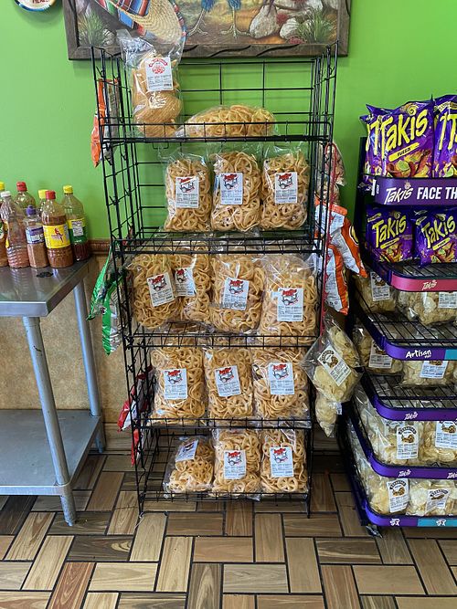 Vegan Friendly Wheat Snacks w/Chili Station #Veganuary at Paleteria Neveria La Flor de Michoacan in Riverbank