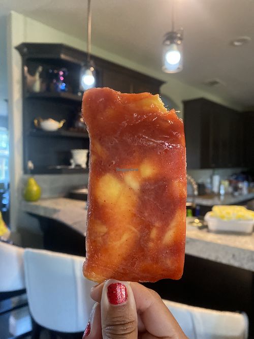 Mangonada Popsicle (De Agua • Water-Based) 😛  at Paleteria Neveria La Flor de Michoacan in Riverbank