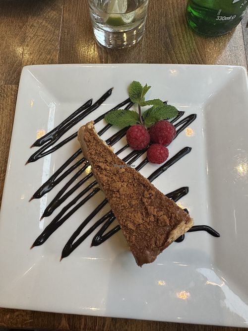 Vegan biscoff cheesecake   at Prezzo in Hinckley