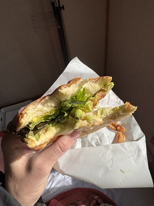 Vegan bagel  at Melia in Nozawaonsen