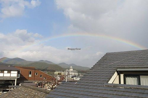 View of the Rainbow from Prunus at Prunus in Kyoto