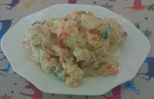 Potato salad at Loving Hut - 10 khoroolol/10-р хороолол in Ulaanbaatar