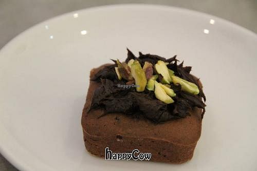 Chocolate Cake at Hari's Vegetarian in Haymarket