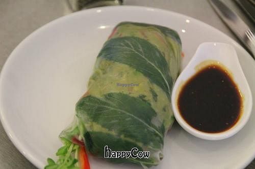 Avocado Rice Paper Roll at Hari's Vegetarian in Haymarket
