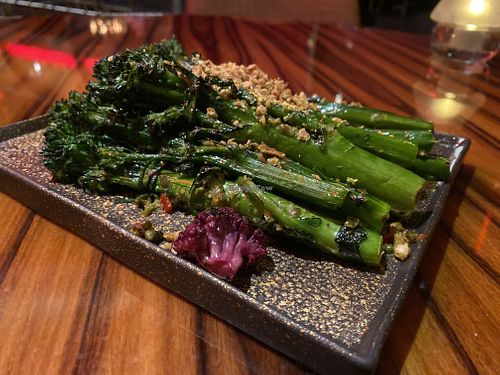 Broccolini   at Gordon Ramsay Steak in Las Vegas