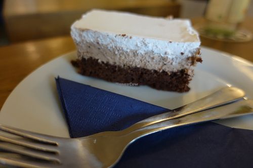 Amazing cake! at Cafe Erde in Graz