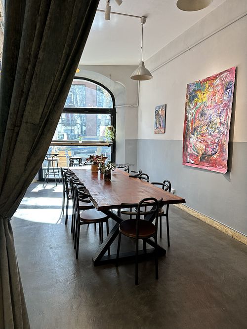 Large table   at Moringa in Barcelona