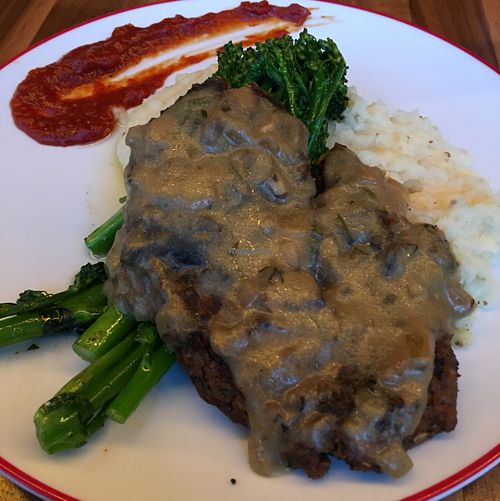 Many Vegetable Mushroom Loaf - vegan and delicious  at Founding Farmers in Washington