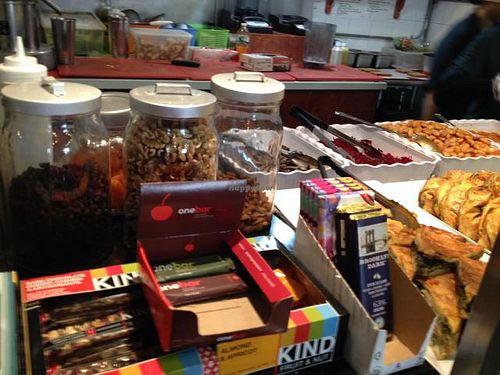counter area at Pure Food in New York City