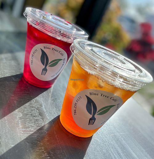 Hibiscus Ginger or Sweet Tea at Blue Tree Cafe Vegan Soul Food - Cloud Kitchen in Fort Lauderdale