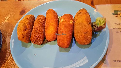 Croquettas at La Oveja Negra in Madrid