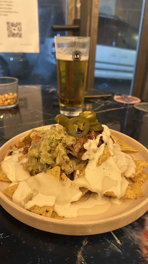 Nachos  at La Oveja Negra in Madrid
